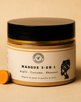 Masque 3 en 1 Argile, Curcuma & Rhassoul - Nature et Traditions