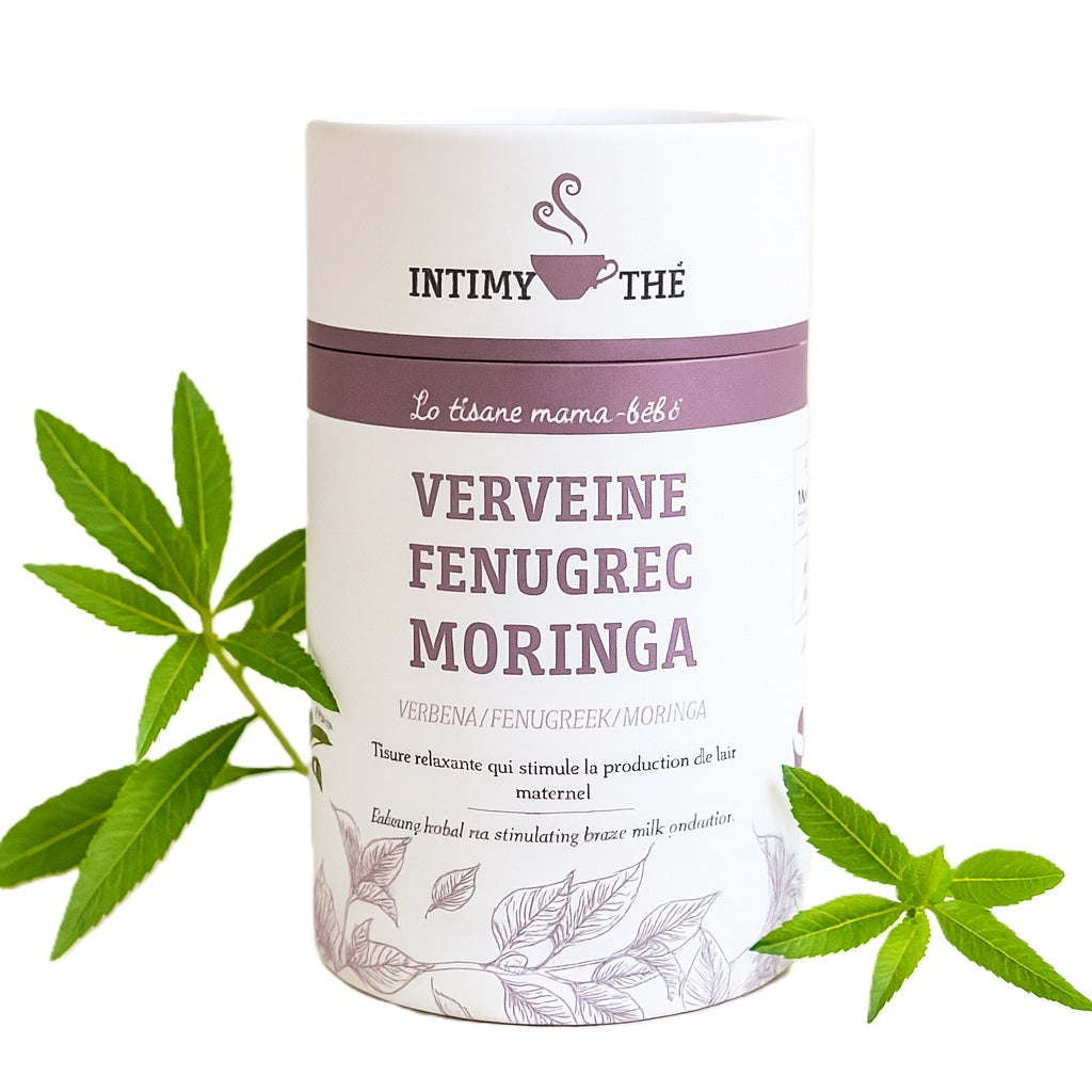 Tisane d&#39;allaitement au Verveine ,Fenugrec et Moringa - Intimythé