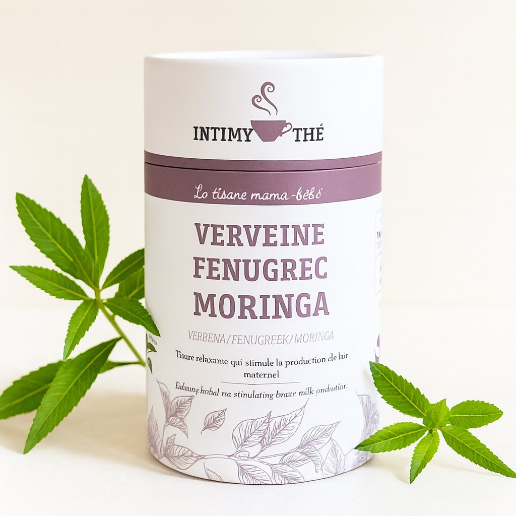 Tisane d&#39;allaitement au Verveine ,Fenugrec et Moringa - Intimythé
