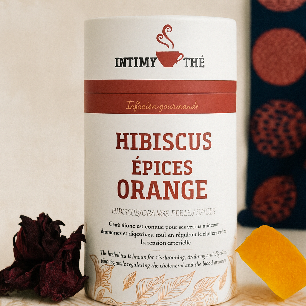 Tisane à l&#39;Hibiscus ,Epices et Orange - Intimythé