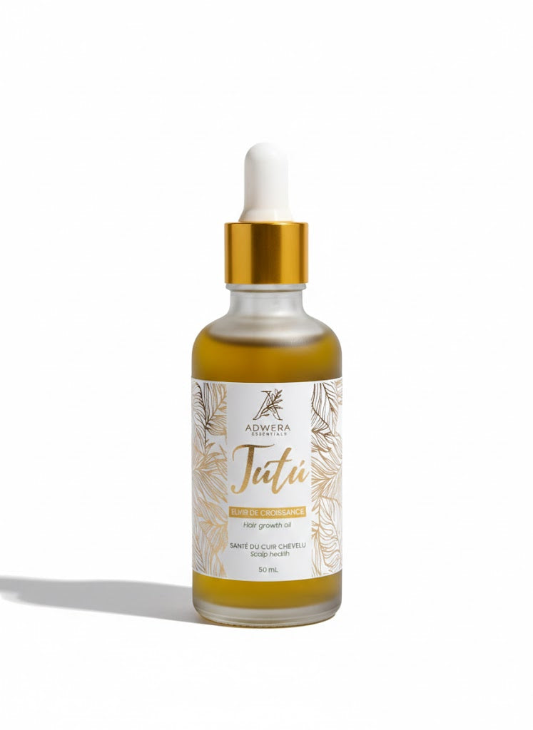 Huile de croissance Tútú à Huile de Coco,Neem- Adwera Essentiel